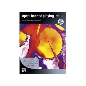  Open Handed Playing   Volume 1   Drum Set   Bk+CD Musical 
