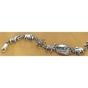   Bracelet, 7 in long, .625 in wide at widest point Noahs Ark Jewelry