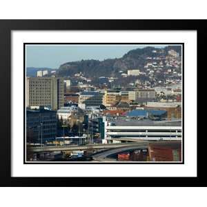   Cityscape, Norway Large 20x23 Framed and Double Matted Photography
