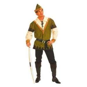  Robin Hood Deluxe Fancy Dress Shirt, Hat, Belt & Boot 
