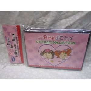  Rina & Dina sticker collection album 88 pockets Toys 