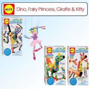   Dino, Fairy Princess, Giraffe And Kitty Bundle Toys & Games