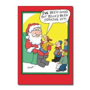  Jerking Off Funny Merry Christmas Greeting Card: Office 