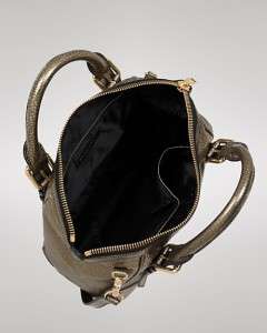 Burberry Purse Handbag Grainy Metal Leather Medium Haven Tote 3788491 