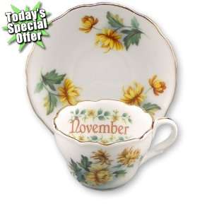  Reutter Porcelain November Flower of the Month Mini Cup 
