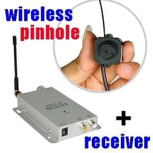 Mini Wireless Spy Nanny Micro Camera Pinhole System Kit  
