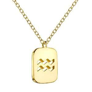  Marie Todd 18K Gold Vermeil Aquarius Necklace: Jewelry