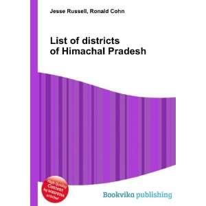  List of districts of Himachal Pradesh Ronald Cohn Jesse 