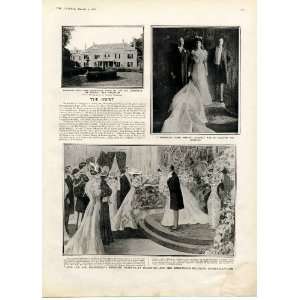  Rooseveldts Daughter White House Wedding 1906