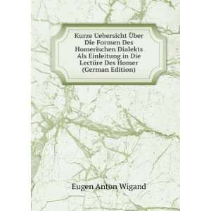   Die LectÃ¼re Des Homer (German Edition) Eugen Anton Wigand Books