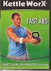   KETTLEBELL WORKOUT WORK OUT DVD FAST ABS NEW KETTLE WORX BELL WORKS