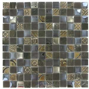  Monarchy blends 7/8 x 7/8 mesh mounted mosaic in antigua 
