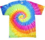 NEW TIE DYE T SHIRTS MULTIPLE COLORS ADULT LARGE HANES  