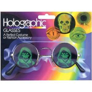  Hologram Glasses/Hooded Skull (1 per package) Toys 