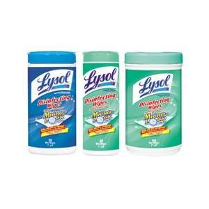  REC75501   Lysol Brand Sanitizing Wipes with Micro Lock 
