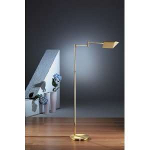    Holtkoetter Polished Brass Swing Arm Floor Lamp: Home Improvement