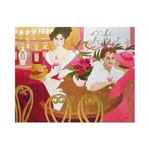 Cafe Bar   Poster by Colette Boivin (19.75 x 15.75) 
