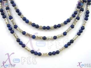 New Tibetan Silver Fashion Butterfly Tribal Jewelry Lapis Lazuli Beads 