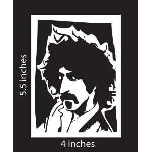  Frank Zappa Cut Vinyl Decal White 