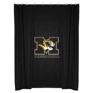  Missouri Mizzou Tigers Bathroom Shower Curtain: Sports 