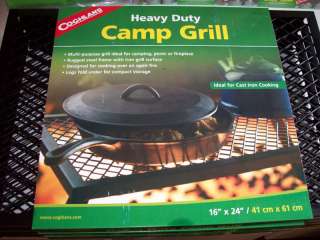 Coghlans Heavy Duty Camp Grill #1130   NEW  