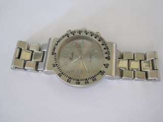 Fondini Stainless Steel Mens Wristwatch 8.5 Band NWOT  