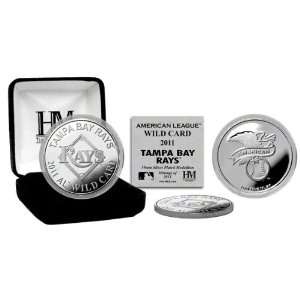   Rays 2011 American League Wild Card Silver Coin: Sports & Outdoors