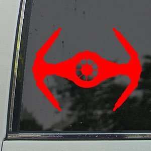  Star Wars TIE Fighter Red Decal Truck Window Red Sticker 