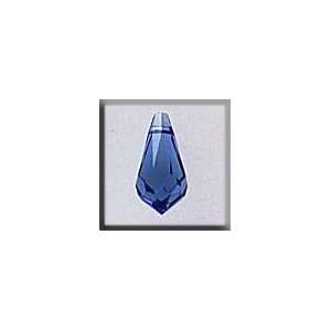 Mill Hill Crystal Treasures very Small Teardrop Alabaster  sapphire