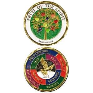   22 23 Fruit of the Spirit Military Challenge Coin 