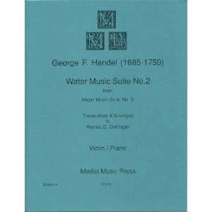 Handel George Frideric Water Music Suite No 2 HWV 349 Violin and Piano 