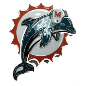  Miami Dolphins NFL Football Sports Team Metal Belt Buckle 
