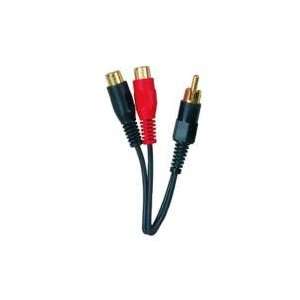  Boss Black RCA Y Cable