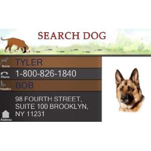 DOG ID Badge Bundle   1 Handlers Custom ID Badge   1 Dogs Custom ID 