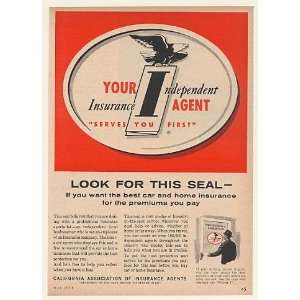   Insurance Look For This Seal Print Ad (51575)