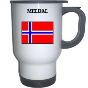 Norway   MELDAL White Stainless Steel Mug Everything 