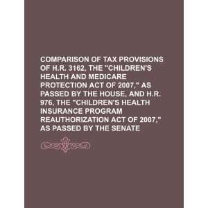  of tax provisions of H.R. 3162, the Childrens Health and Medicare 