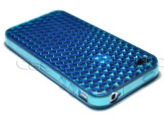 8x Diamond Gel skin case Silicone cover for iphone 4 4G  