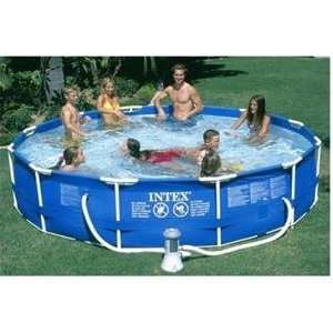   x30 Metal Frame Pool Set (Indoor & Outdoor Living): Office Products