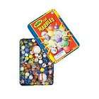 160 MARBLES in TIN box ASSORTED TOY *MARK DOWN SALE*