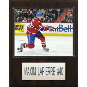  NHL Maxim Lapierre Montreal Canadiens Player Plaque 