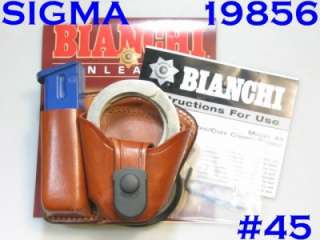 BIANCHI Paddle Handcuff Gun Magazine S&W40F 9F Sigma  