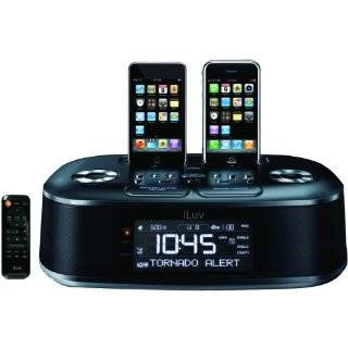   Clock Dock for iPhone and iPod, (Black): MP3 Players & Accessories
