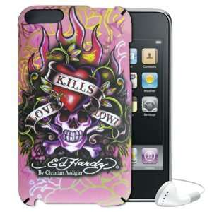  Ed Hardy iPod Touch SnapOn   Love Kills Slowly, Pink 