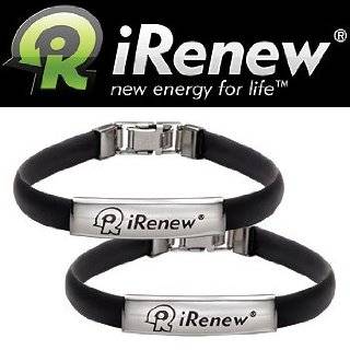 IRenew Energized Well Bracelet   Black (Set Of 2)