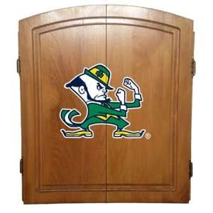  Notre Dame Fighting Irish Dart Board Cabinet Case Sports 