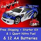   Redcat Lightning STR 1/10 scale Nitro Race Car + Starter Kit & Fuel