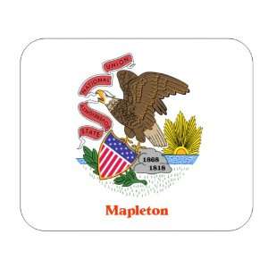  US State Flag   Mapleton, Illinois (IL) Mouse Pad 