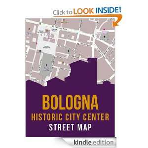 Bologna, Italy Historic City Center Street Map eReaderMaps  