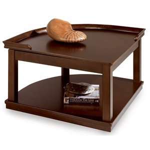  Lane Meridien Rich Dark Wedge Lift Top Cocktail Table with 